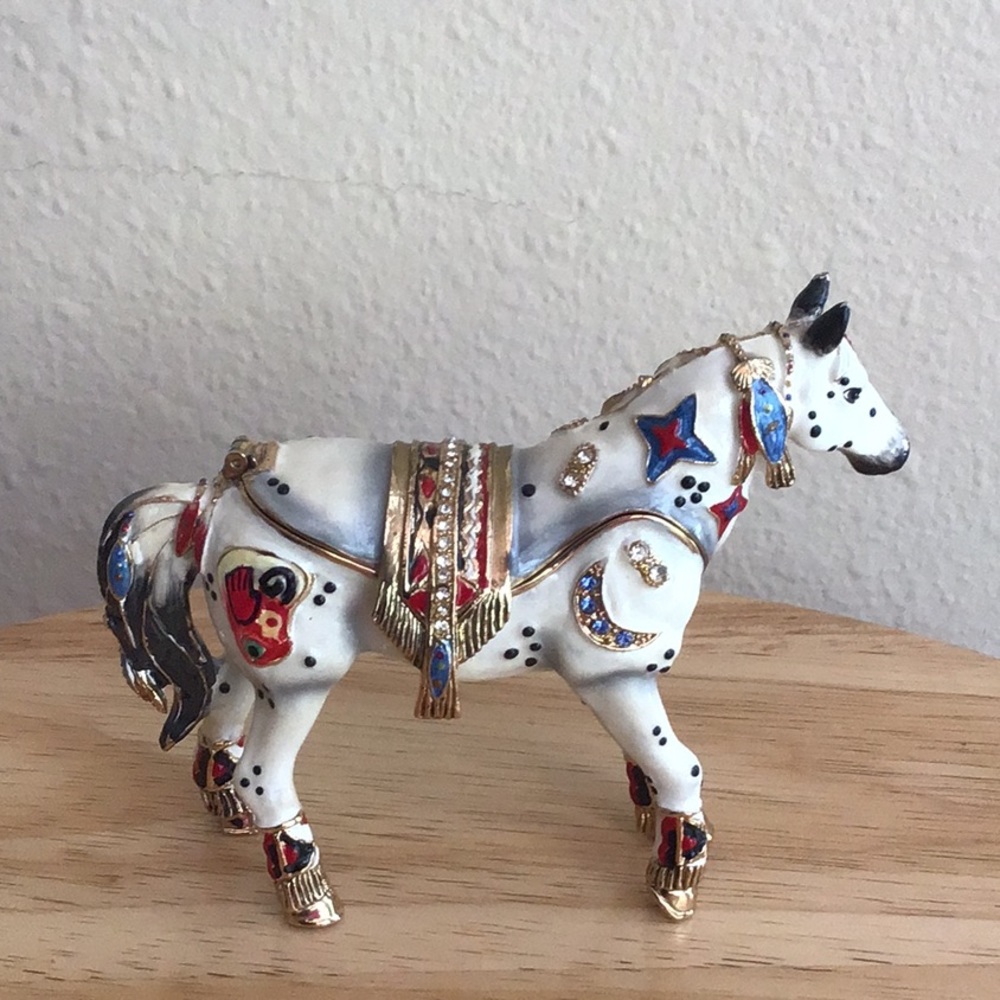 Trinket Box Jeweled Trail of Painted Ponies "Copper Enchantment" - Picture 2 of 7